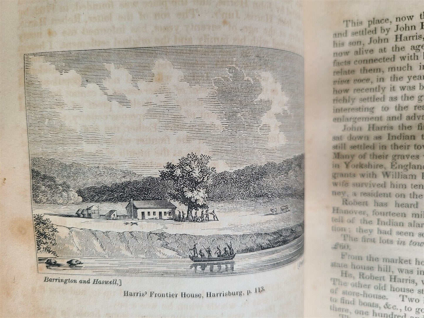 1844 ANNALS of PHILADELPHIA AND PENNSYLVANIA 2 volumes illustrated antique