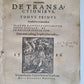 1586 LAW BOOK Tractatuum & Commentariorum de Transactionibus antique VELLUM