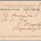 ST. PETERSBURG RUSSIA PETROVSKII PARK ANTIQUE POSTCARD