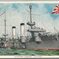 JAPANESE CRUISER CHITOSE ANTIQUE POSTCARD military ship