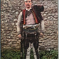 ALBANIAN ARMY SOLDIER ANTIQUE POSTCARD