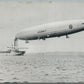 US AIRSHIP SHENANDOAH VINTAGE POSTCARD AKRON OH RUBBER STAMP CLUB