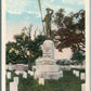 KEY WEST FL CEMETERY MONUMENT TO VICTIMS of MAINE DISASTER ANTIQUE POSTCARD