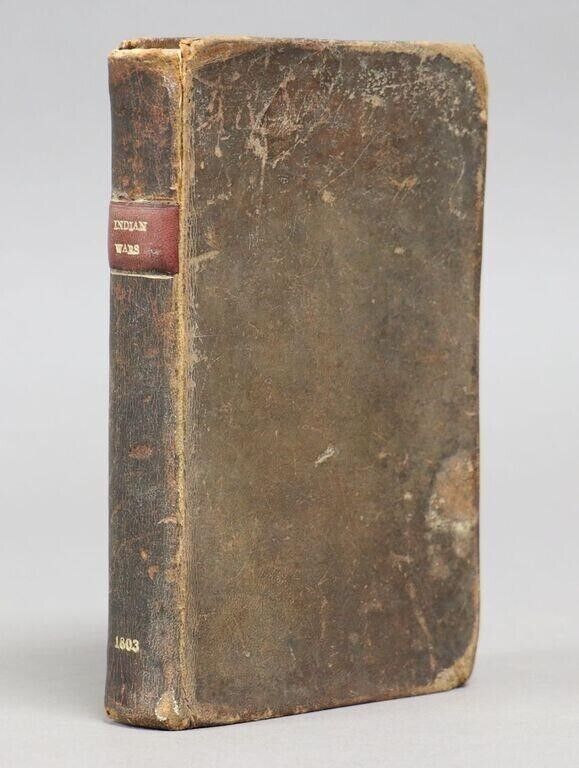 1803 NARRATIVE OF INDIAN WARS IN NEW-ENGLAND antique Stockbridge AMERICANA