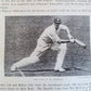 BRITISH SPORTS & SPORTSMEN antique CRICKET & FOOTBALL ILLUSTRATED MASSIVE FOLIO