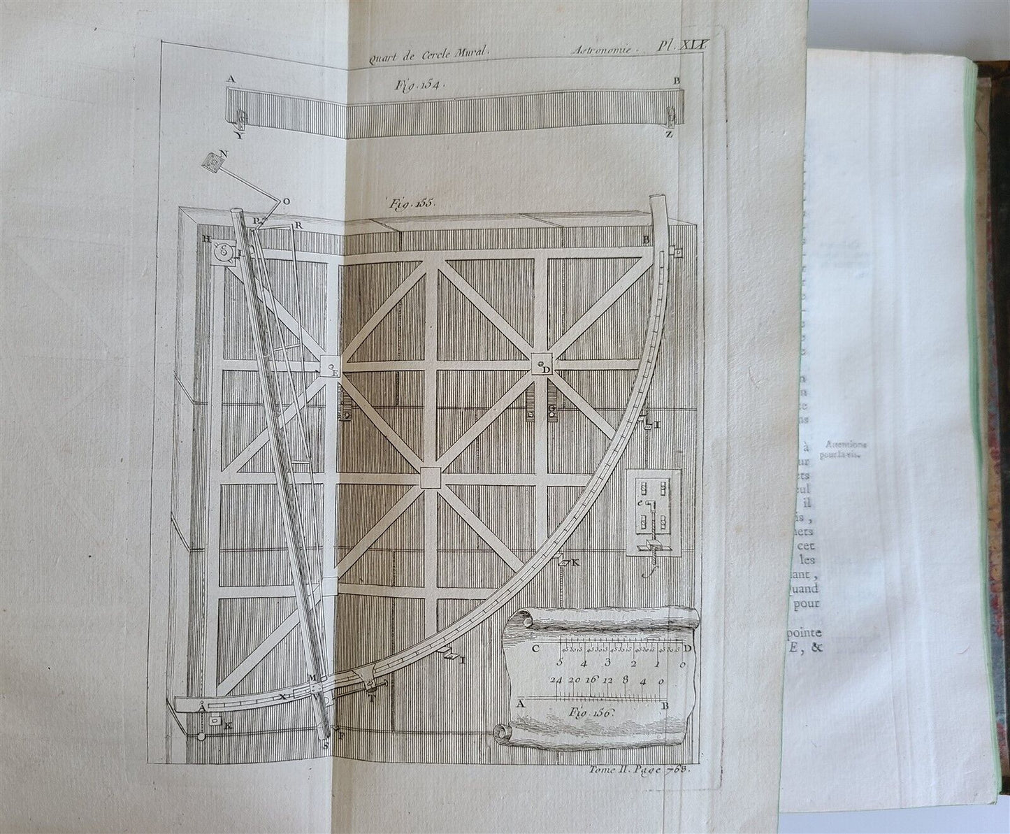 1771 ASTRONOMY by Joseph M. de La Lande 2 VOLUMES ILLUSTRATED antique in FRENCH