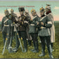GERMAN CROWN PRINCE HELIOGRAPHER DEATH'S HEAD REGIMENT ANTIQUE POSTCARD