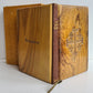 1950s BIBLE OLIVE WOOD COVERS NEW TESTAMENT vintage in ENGLISH