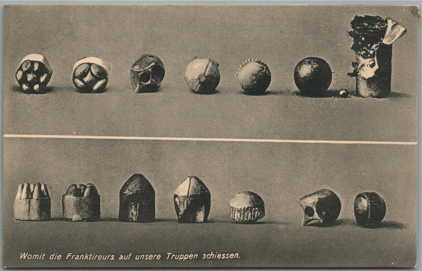 BULLET EXPOSITION in BERLIN GERMANY WWI ANTIQUE POSTCARD