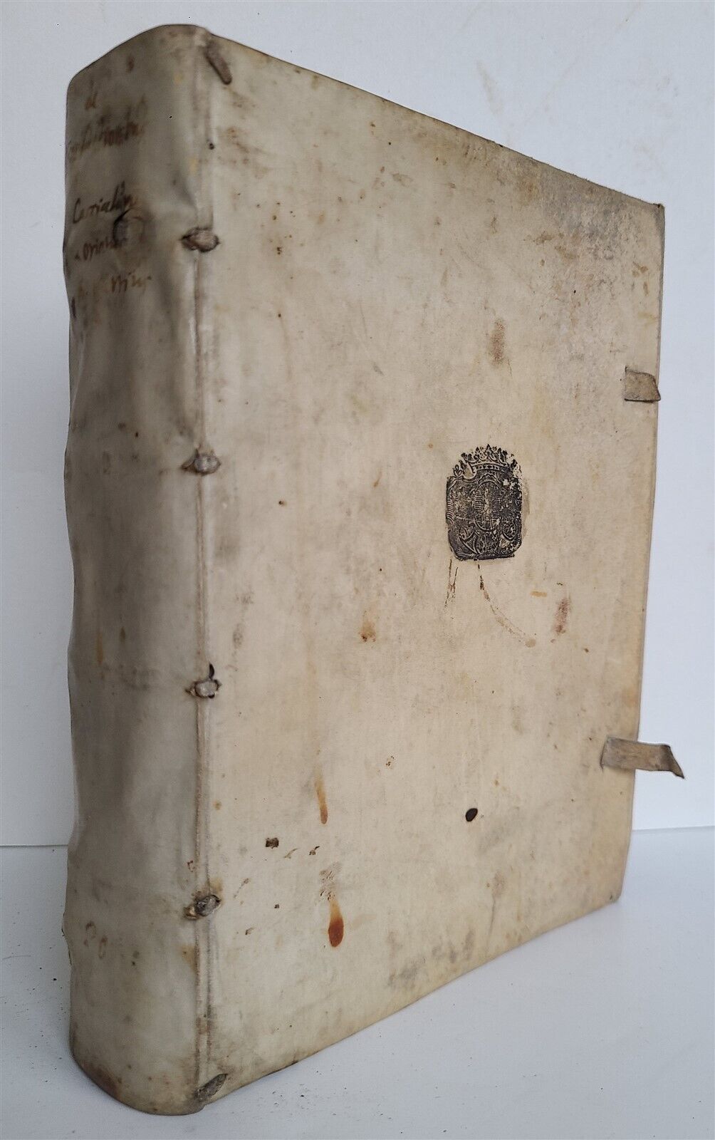 1586 LAW BOOK Tractatuum & Commentariorum de Transactionibus antique VELLUM