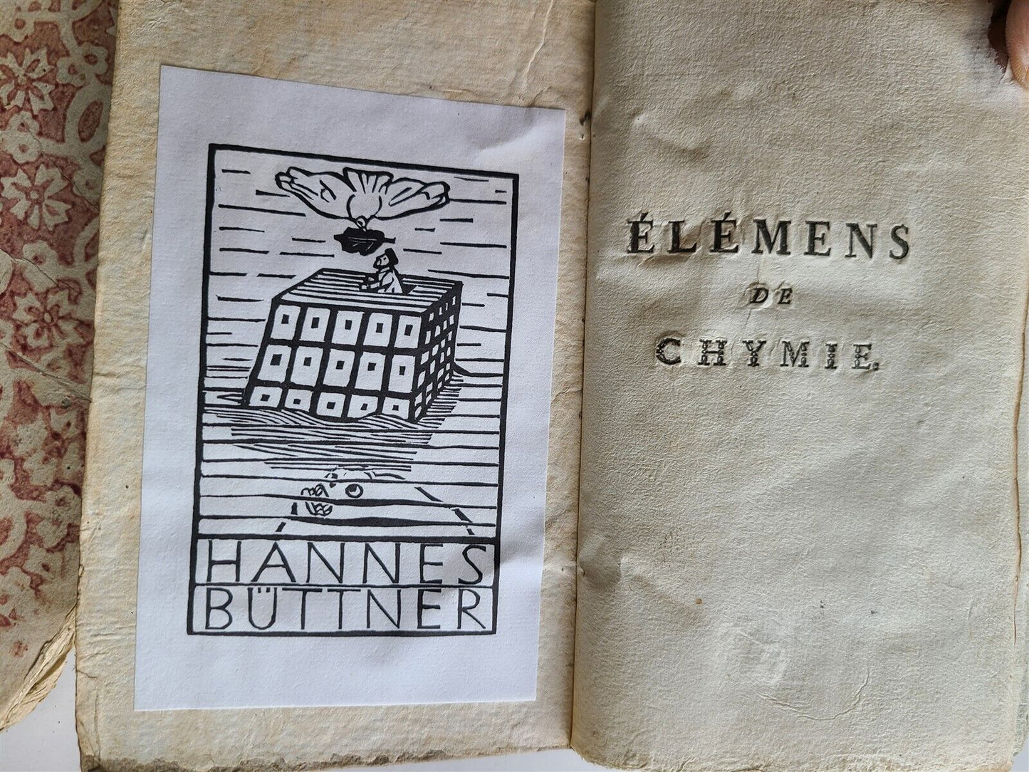 1777-1778 CHEMISTRY in FRENCH 3 VOLUMES antique Elemens de Chymie