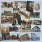 Lot of 510 ANTIQUE & VINTAGE POSTCARDS RPPC TOWN VIEWS GREETINGS mix