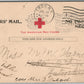 AMERICAN RED CROSS EXPEDITIONARY FORCES 1918 ANTIQUE POSTCARD