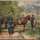 WWI DISCHARGING OF A GUN ANTIQUE POSTCARD
