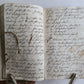 1795-1870 5 volumes MANUSCRIPTS in GERMAN & LATIN POETRY & RHETORIC antique