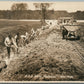 R.A.D. at WORK 1936 TIEFENAU RAILROAD VINTAGE GERMAN REAL PHOTO POSTCARD RPPC