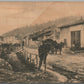 GERMAN WWI ERA STREET SCENE ANTIQUE POSTCARD