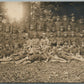 WW1 SOLDIERS GROUP ANTIQUE REAL PHOTO POSTCARD RPPC