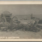 WWI ERA BATTLE FIELD DEAD SOLDIERS ANTIQUE REAL PHOTO POSTCARD RPPC