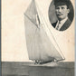 ATLANTIC CITY NJ CAPTAIN JESS PARKER & YACHT J.HARRY LYONS ANTIQUE POSTCARD
