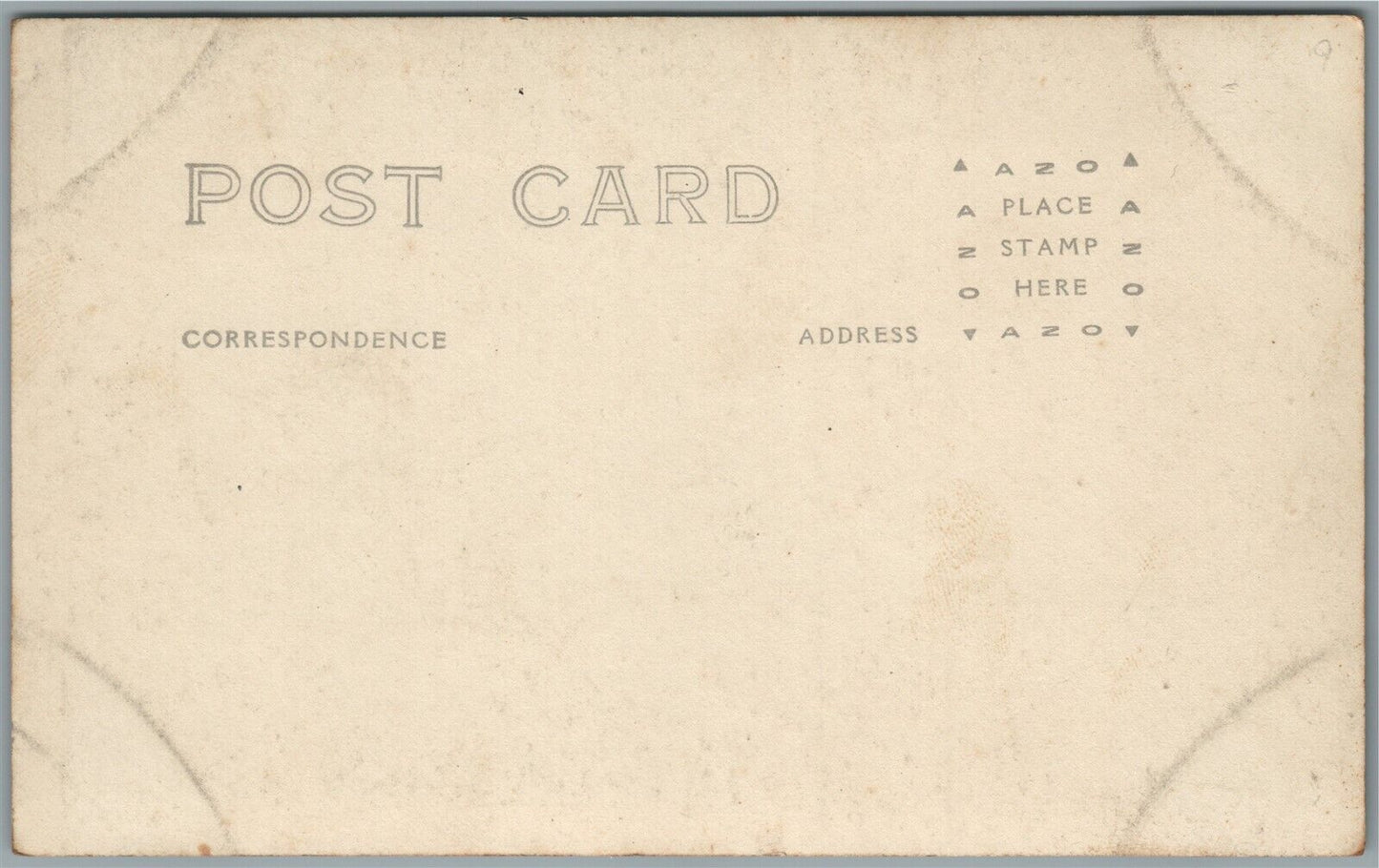 THROUGH THE FLAGSHIP PORT ANTIQUE REAL PHOTO POSTCARD RPPC