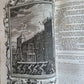 1770 BIBLE in LATIN - GERMAN ILLUSTRATED MASSIVE FOLIOS 2 volumes antique