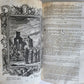 1770 BIBLE in LATIN - GERMAN ILLUSTRATED MASSIVE FOLIOS 2 volumes antique