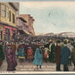 ATLANTIC CITY NJ BOARDWALK EASTER BELLS ARE RINGING ANTIQUE POSTCARD