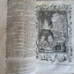 1770 BIBLE in LATIN - GERMAN ILLUSTRATED MASSIVE FOLIOS 2 volumes antique