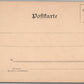 ITALIAN KING HUMBERT GERMAN ANTIQUE POSTCARD
