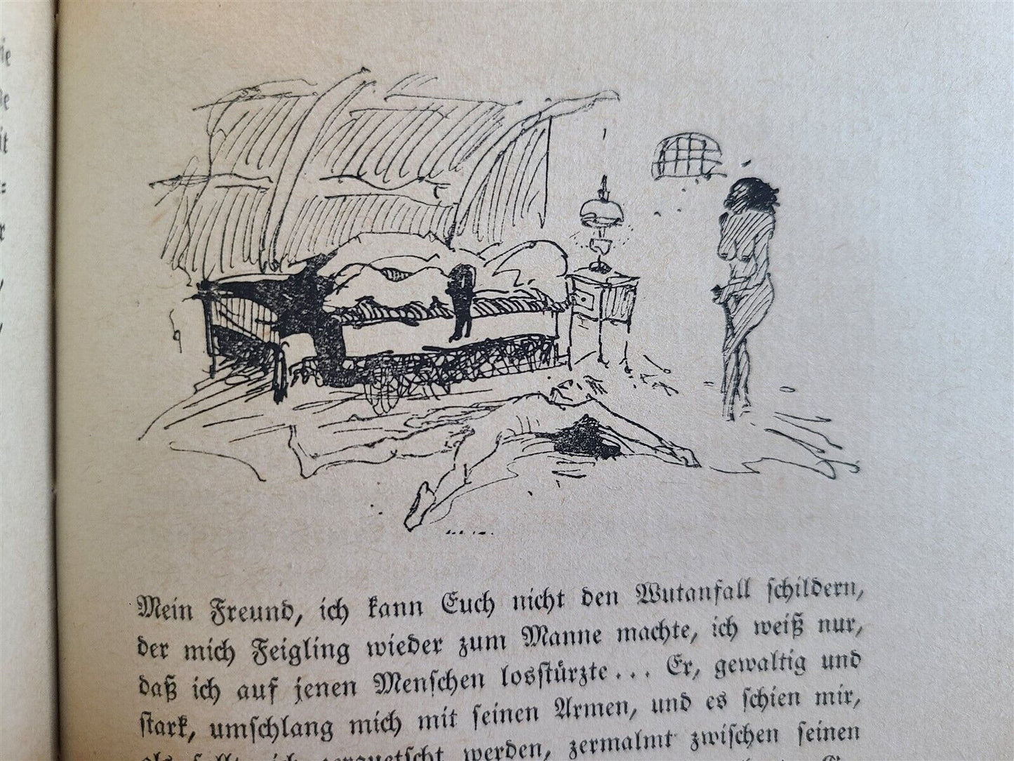 1918 BOOK of LOVE in GERMAN ILLUSTRATED antique DAS BUCH DER LIEBE