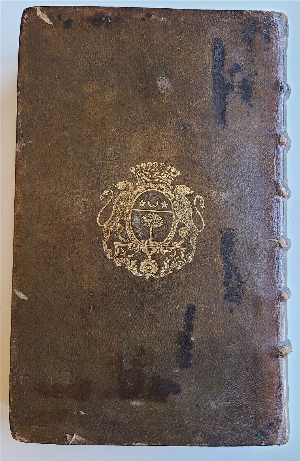 1568 NOTABLE JUDGMENTS OF SOVEREIGN COURTS OF FRANCE antique ARMORIAL BINDING