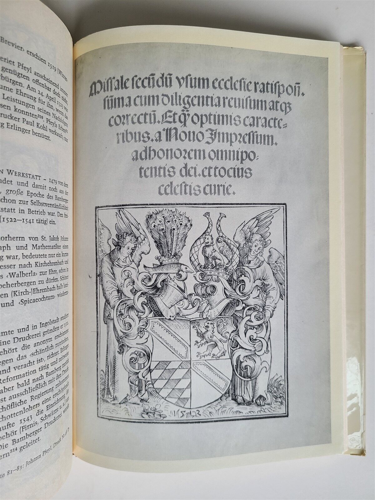 ART OF PRINTING IN OLD BAMBERG 1458/59 to 1519 in GERMAN illustrated 1964 ed.