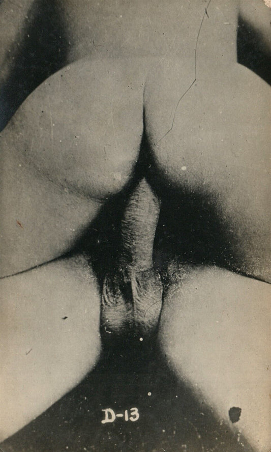 EROTIC ANTIQUE PHOTO POSTCARD RPPC
