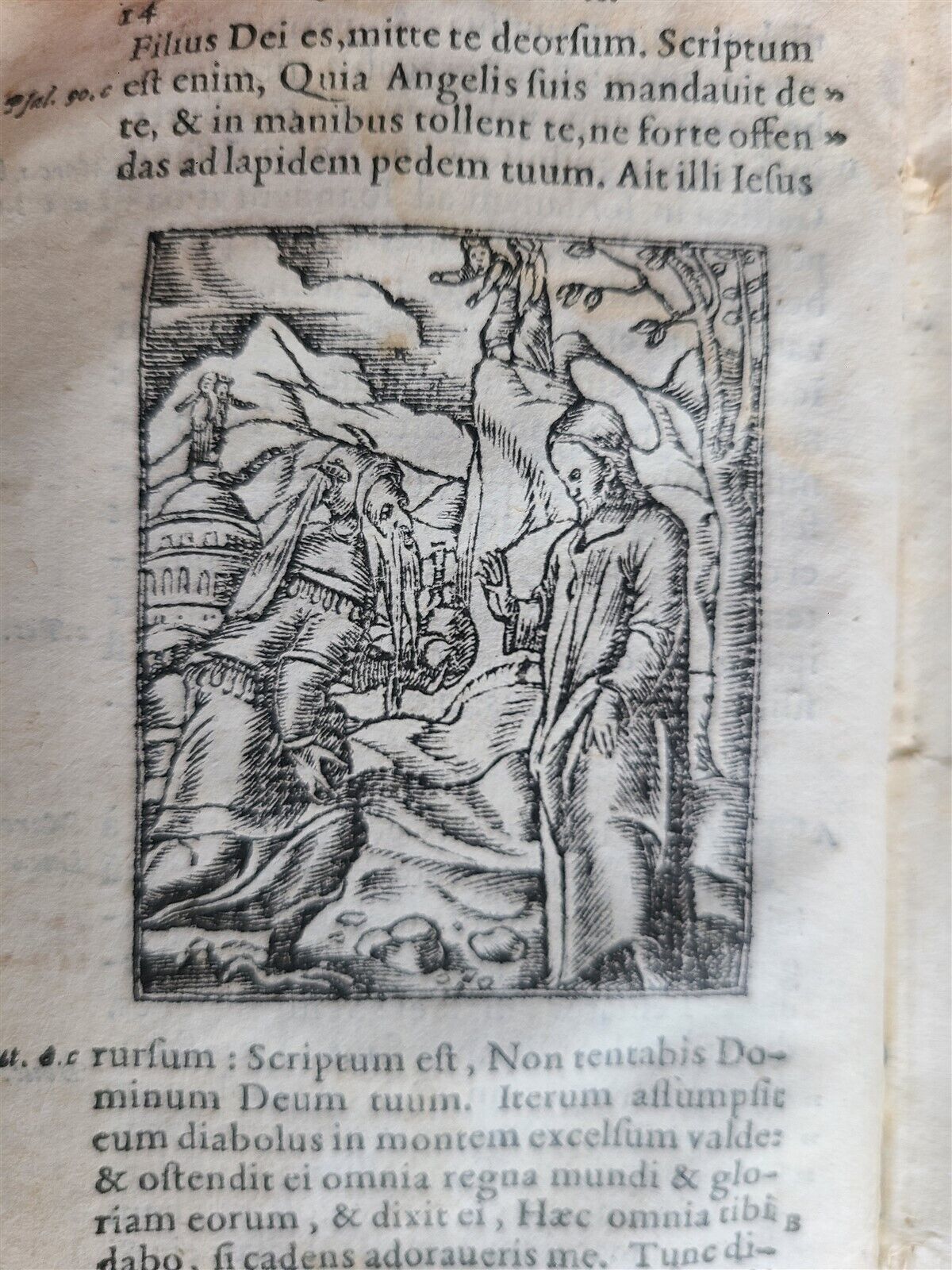 1570 BIBLE in LATIN ILLUSTRATED antique 16th CENTURY NEW TESTAMENT rare edition