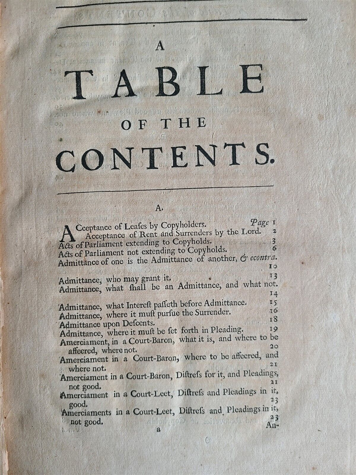 1726 LES MANERIORUM or LAW & CUSTOMS of ENGLAND by William Nelson antique folio