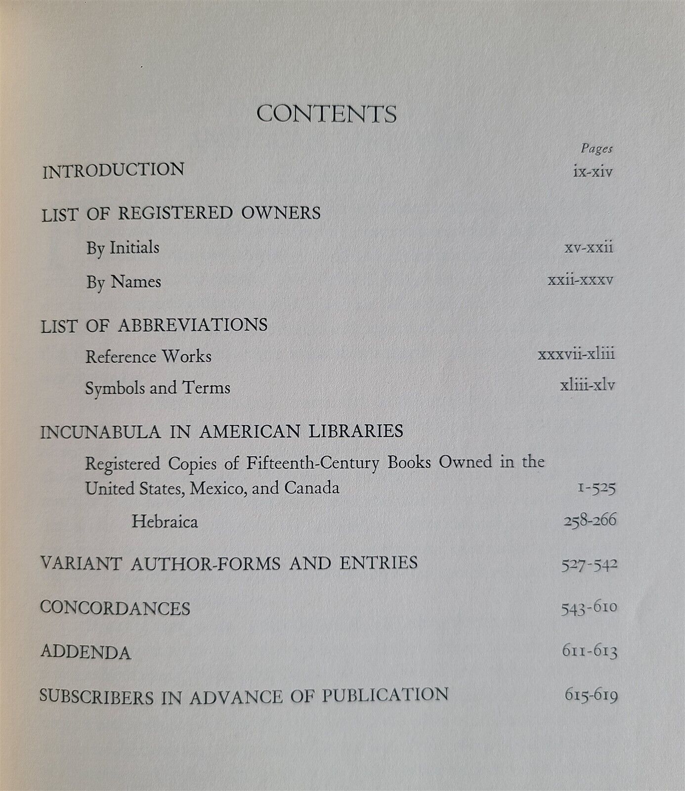 1940 INCUNABULA IN AMERICAN LIBRARIES Second Census of 15th century books