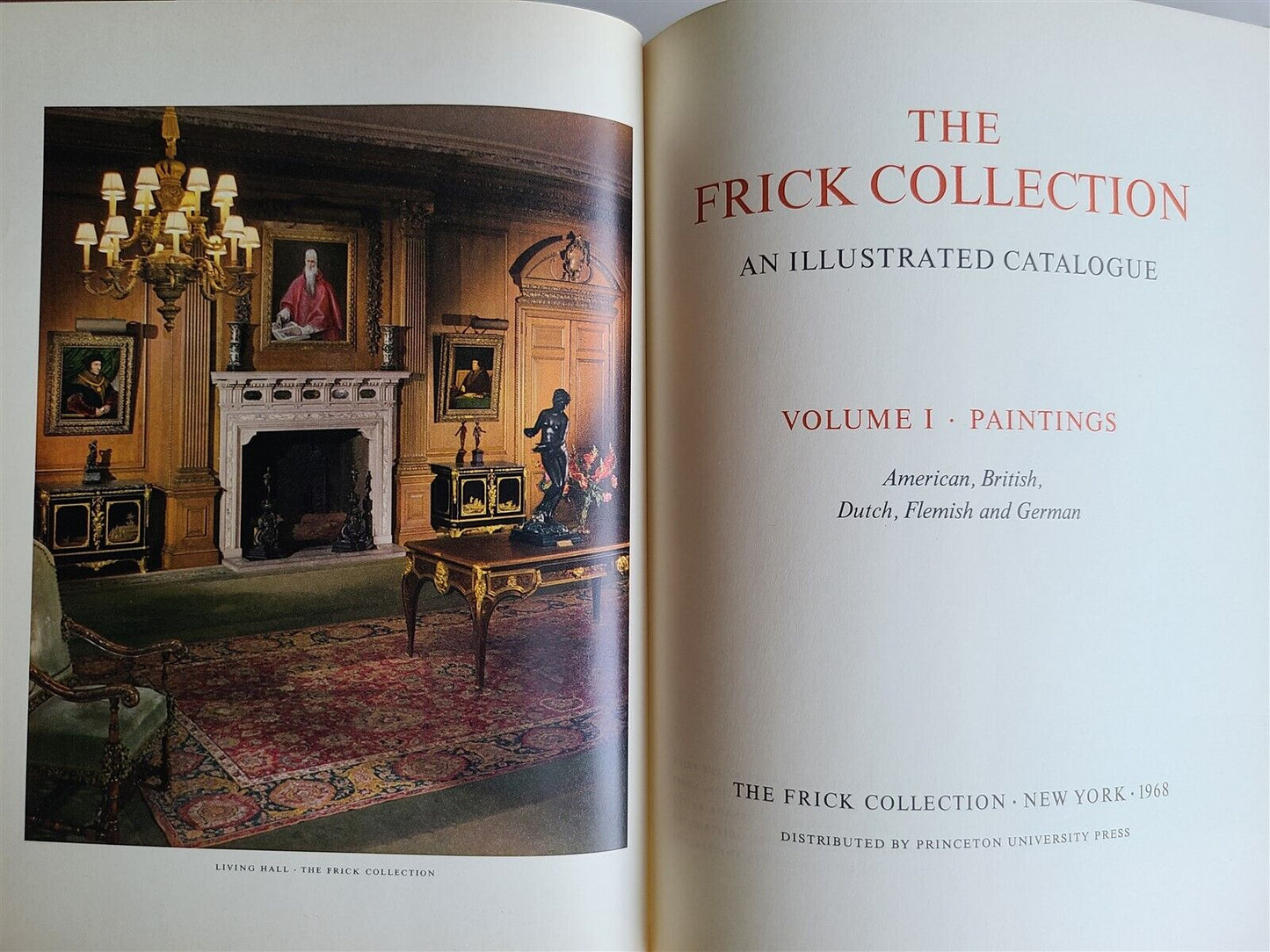 PAINTINGS in FRICK COLLECTION 2 volumes by B.DAVIDSON illustrated