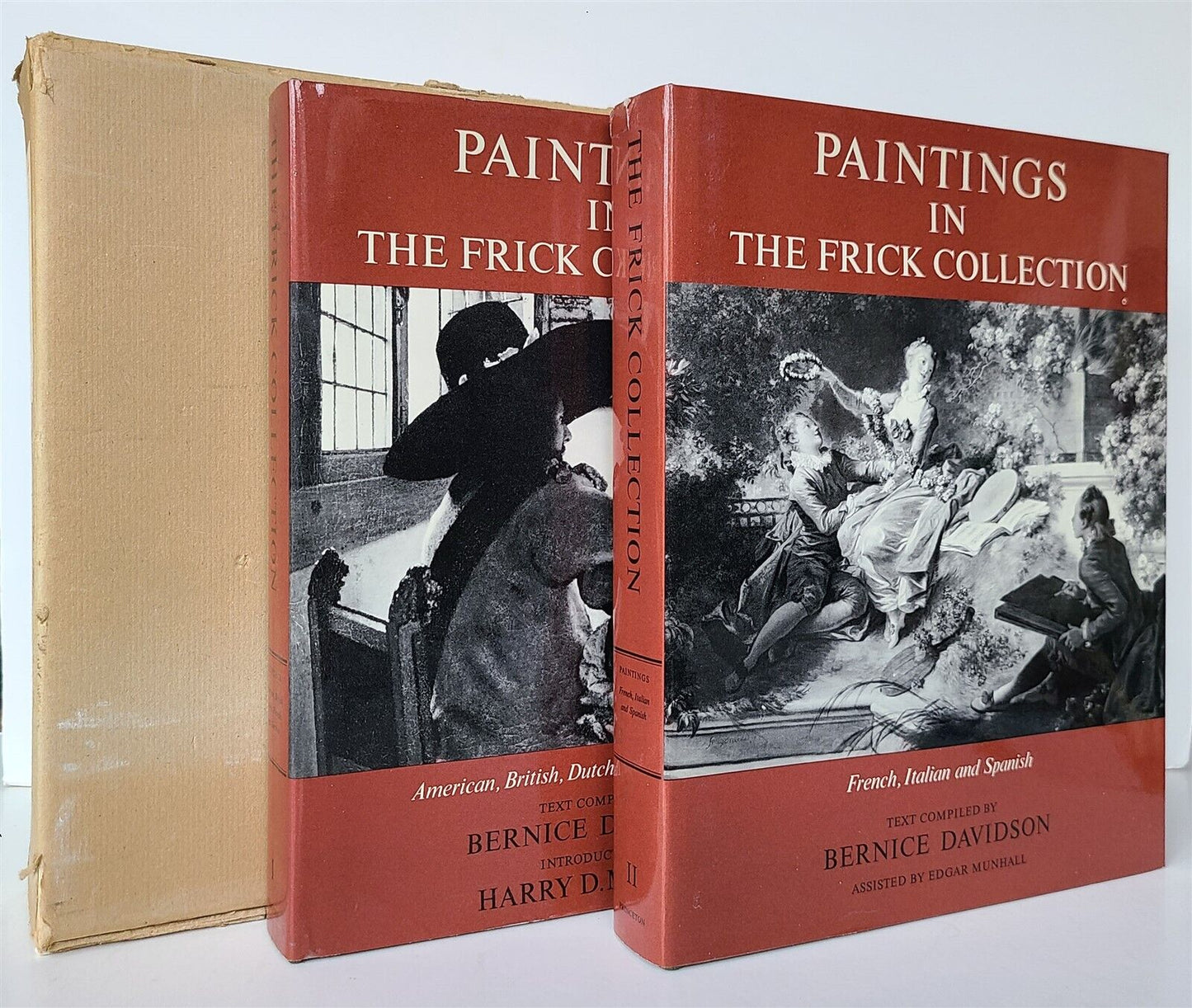 PAINTINGS in FRICK COLLECTION 2 volumes by B.DAVIDSON illustrated