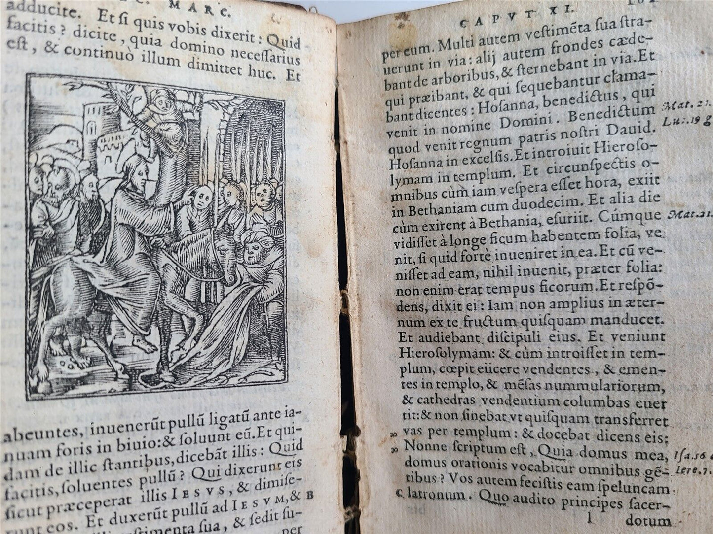 1570 BIBLE in LATIN ILLUSTRATED antique 16th CENTURY NEW TESTAMENT rare edition