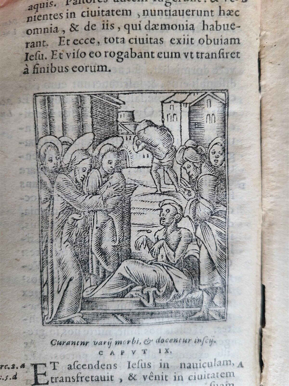 1570 BIBLE in LATIN ILLUSTRATED antique 16th CENTURY NEW TESTAMENT rare edition