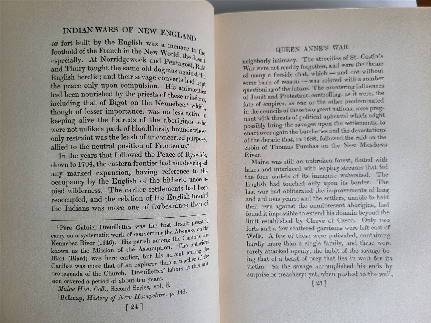 1910 INDIAN WARS in NEW ENGLAND 3 volumes by Herbert M. Sylvester AMERICANA