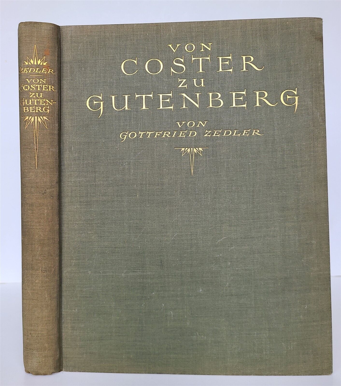 1921 VON COSTER ZU GUTENBERG by G. SEDLER illustrated ANTIQUE