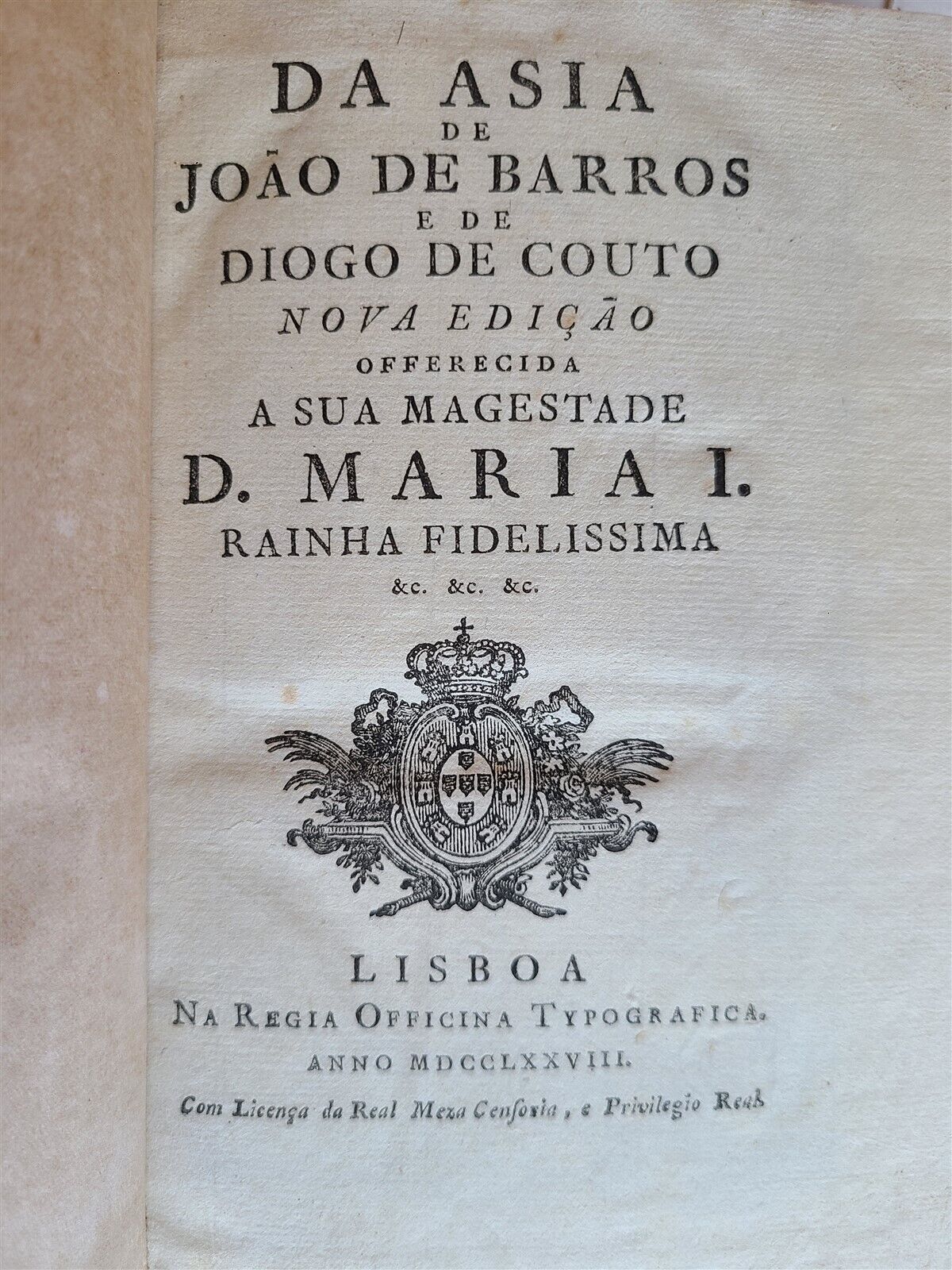 1778 HISTORY of PORTUGUESE in ASIA by JOAO DE BARROS 24 VOLS antique ILLUSTRATED