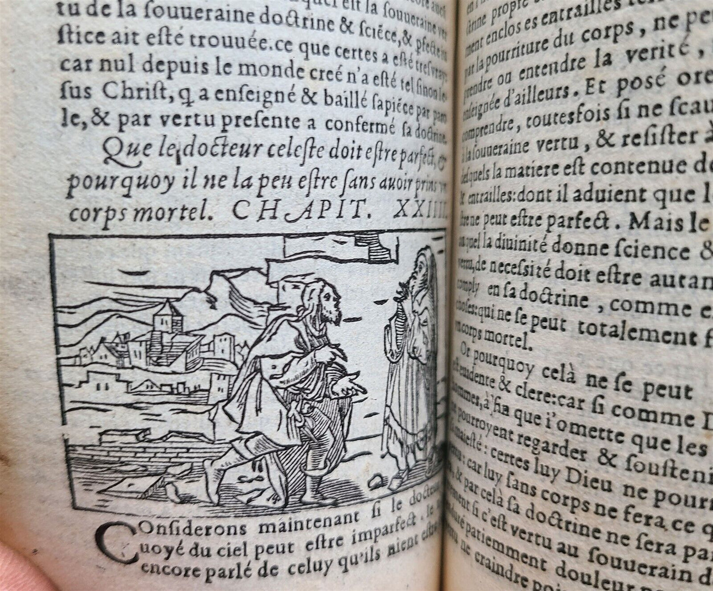 1551 TREATISE AGAINST PAGAN BELIEFS LACTANTIUS antique ILLUSTRATED 179 WOODCUTS