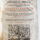 1671 LAW BOOKS 2 FOLIO VOLUMES Institutionum Imperatoris antique VELLUM BOUND