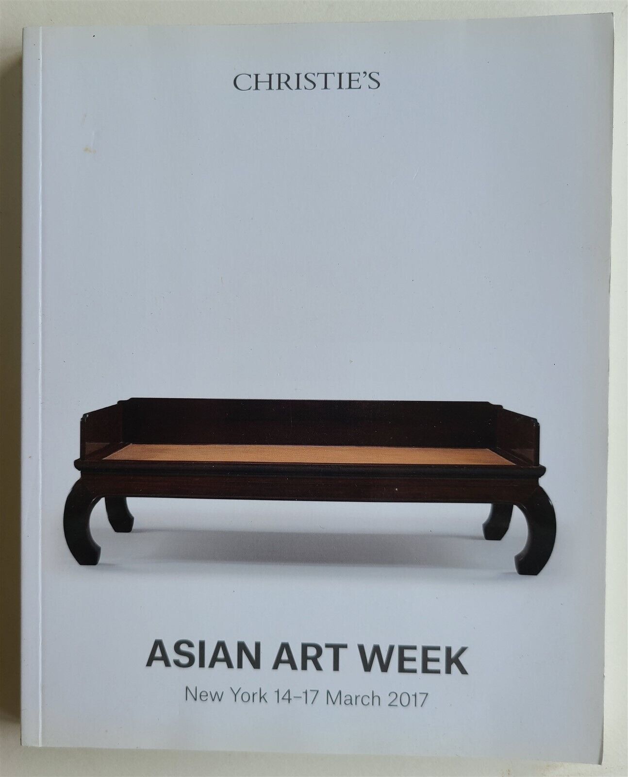 CHINESE ART ASIAN WEEK CHRISTIE'S 2017 AUCTION CATALOG