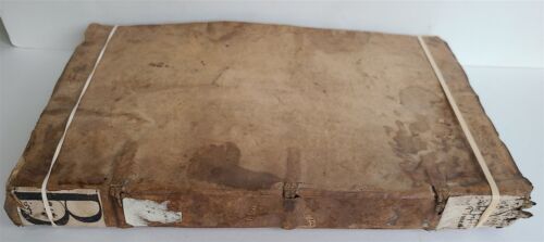 1557 BIBLE COMMENTARY by Georg Witzel antique 16th CENTURY VELLUM in German