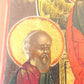 RUSSIAN ICON of OLD TESTAMENT TRINITY 19th CENTURY antique HAND PAINTED
