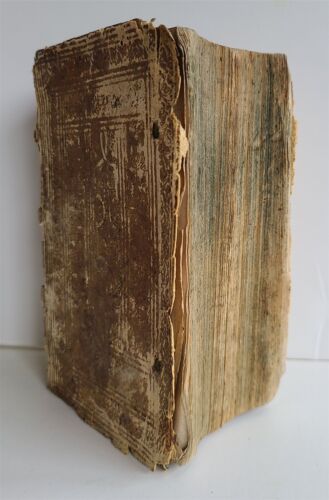 1586 Sermones Dominicales per Totum Annum antique PIGSKIN Jacobus de Voragine